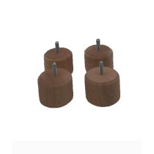 FOOT OF WOOD OF SANCE WITH MINIMALIST CYLINDRICAL DESIGN