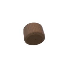 Pied de canapé minimaliste en bois cylindrique