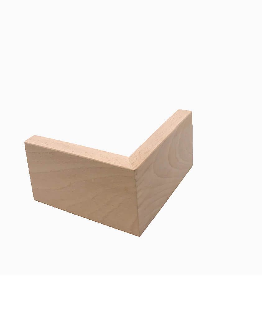 Modern wooden corner cabinet feet