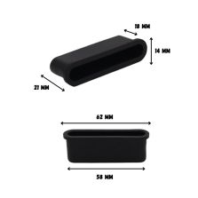 Recessed tip 53 x 8 mm