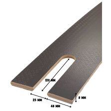 Double bed bases 123 x 8 mm