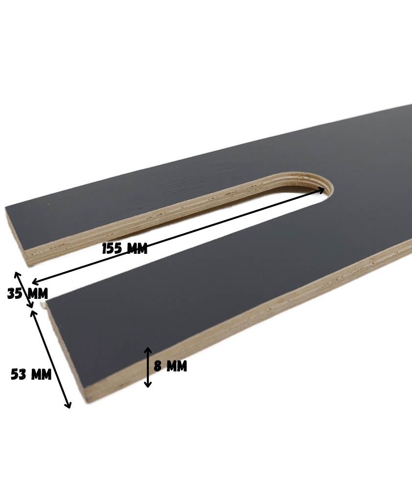 DSTOCK60 - 5 Lattes De Sommier En Bois De Hêtre – Lattes De