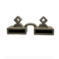 Embout double sur tenons ETC 408/2 pour lattes 38 x 8 mm