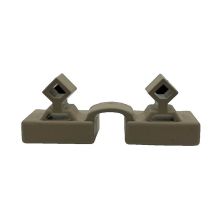 Double support for slats