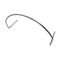 Chromed metal mattress stops for TPR EBAC bed