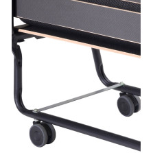 Metal bar for folding bed