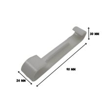Handle folding bed closure