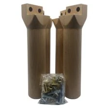 Caribou Wood Bed Feet - Horizontal Fixing
