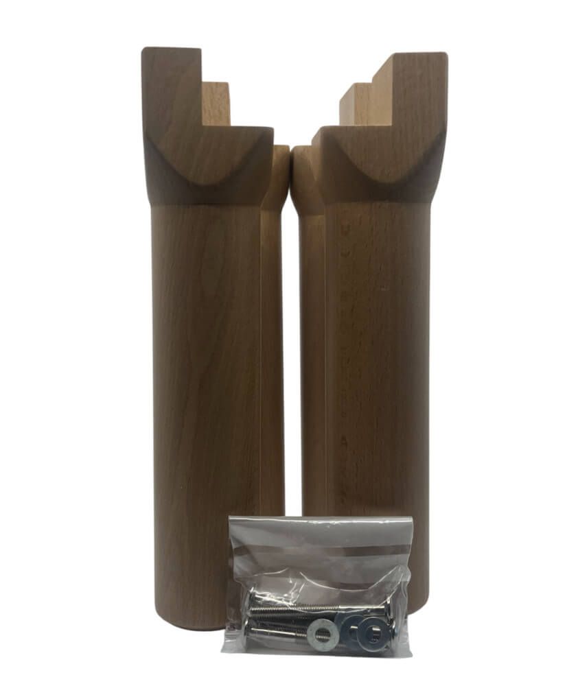 Caribou Wood Bed Feet - Vertical Fixing