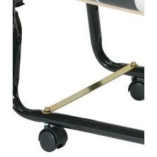 Metal fastener folding bed