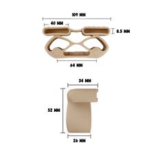 T408-2 plastic tip on tenons