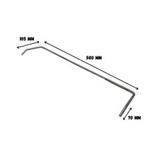 Stop mattress for hand trundle bed