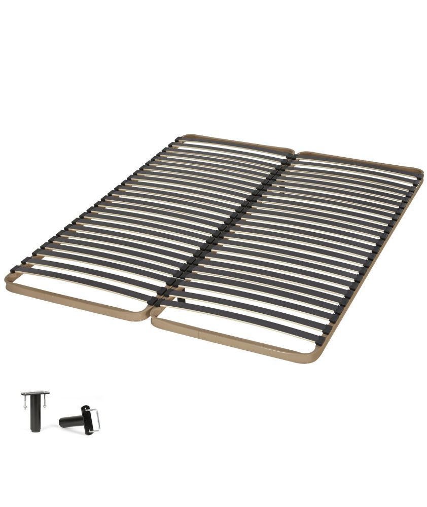 Sommier métallique C224 140x190 cm, design moderne et solide
