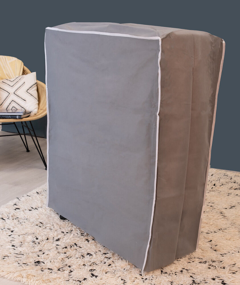 Cover to protect bed folding bed