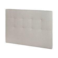 Tête de lit Orane en tissu doux et résistant, idéale pour une chambre moderne