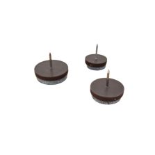 Felt skate with tip for chair and furniture