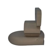 Embout simple agrafe 38 x 8 mm pour latte de literie