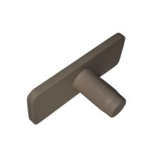 Plastic cache for bed slats tip