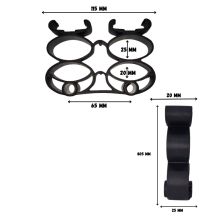 Plastic slatted slatted suspension