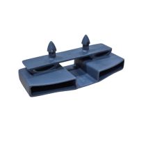 Embout simple Delta gris pour bi-lattes 38 x 8 mm