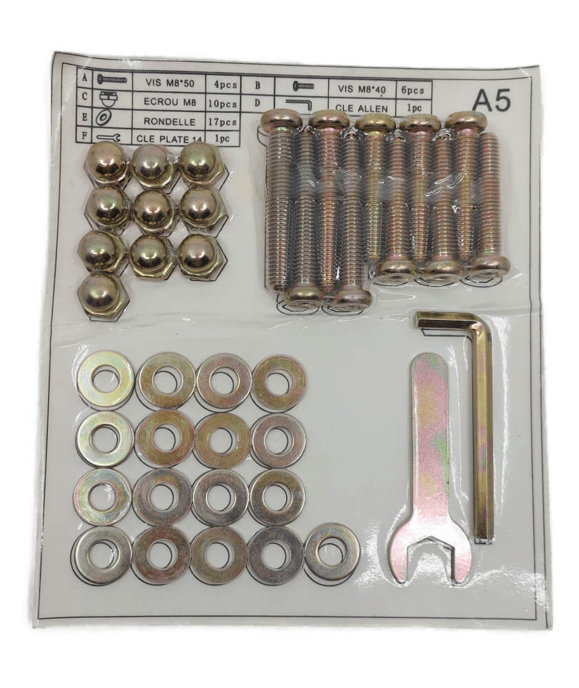 Hardware bag for bed frame Kit 18