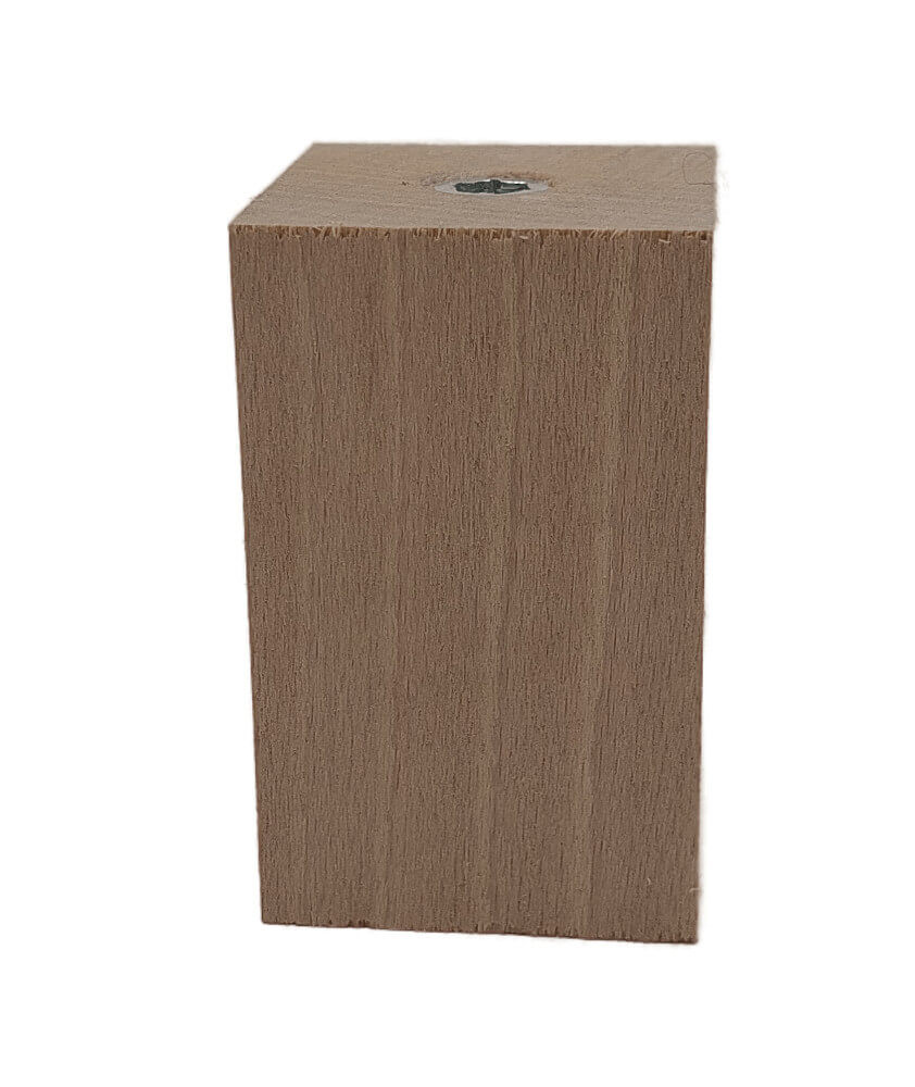 Rectangular wooden corner mass