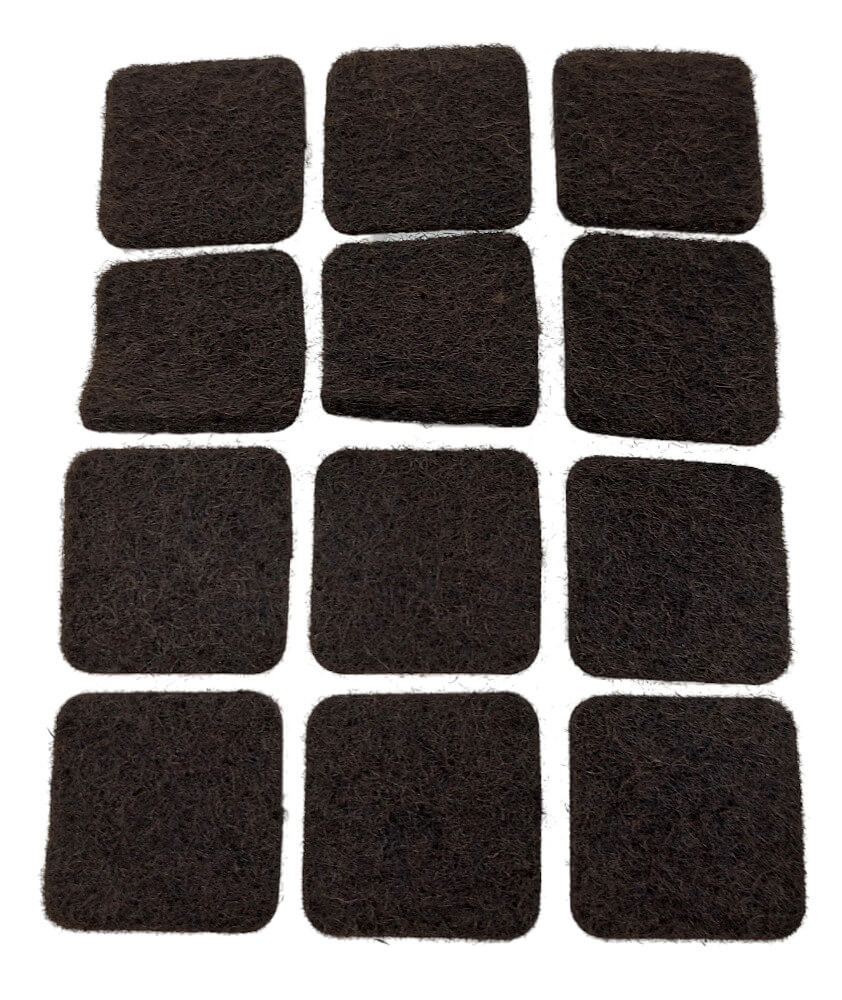 12 Square Felt Skates to Paste