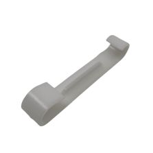 White folding bed closure handle