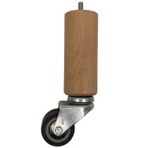 Wooden bed floor with rubber roulette