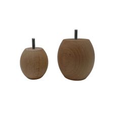 Wooden ball feet 