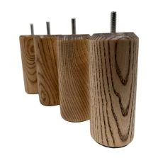 Lounge wood bed feet