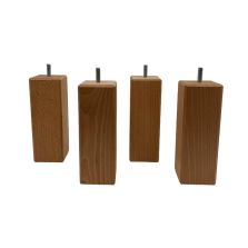 Wooden bed feet
