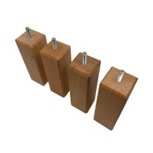 Wooden bed feet