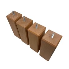 Wooden bed feet