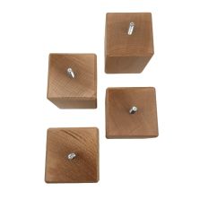 Wooden bed feet