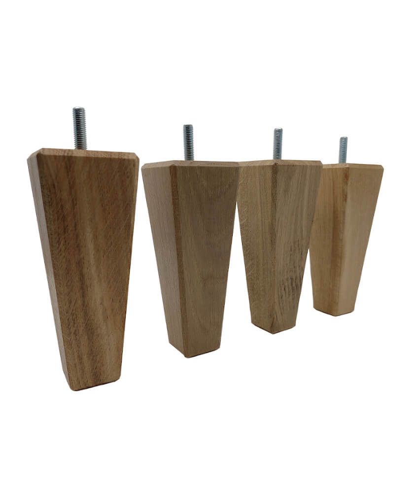 Conical lupine wood feet
