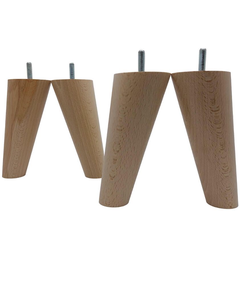 Vintage wood feet