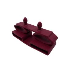 Embout suspendu bordeaux pour bi-lattes 38 x 8 mm