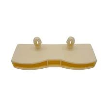 Embout beige pour bi-lattes 38 x 8 mm