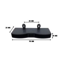 Plastic fixing for bed latch