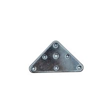 Triangular platinum of bed feet