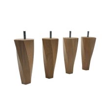 Wood bed torsade