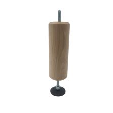 Central wood support bed foot stove